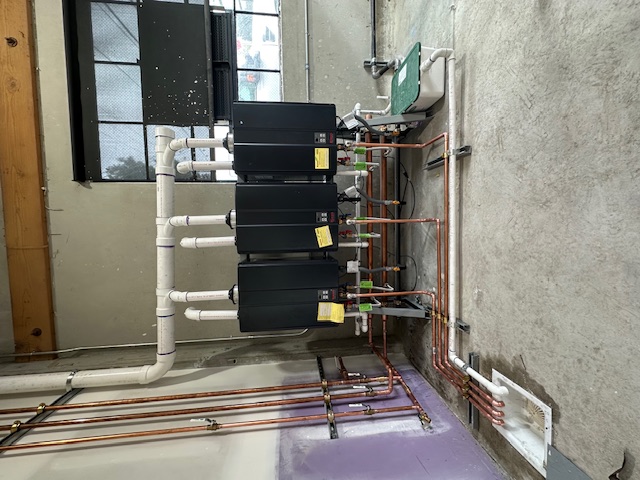 Water heater system installation